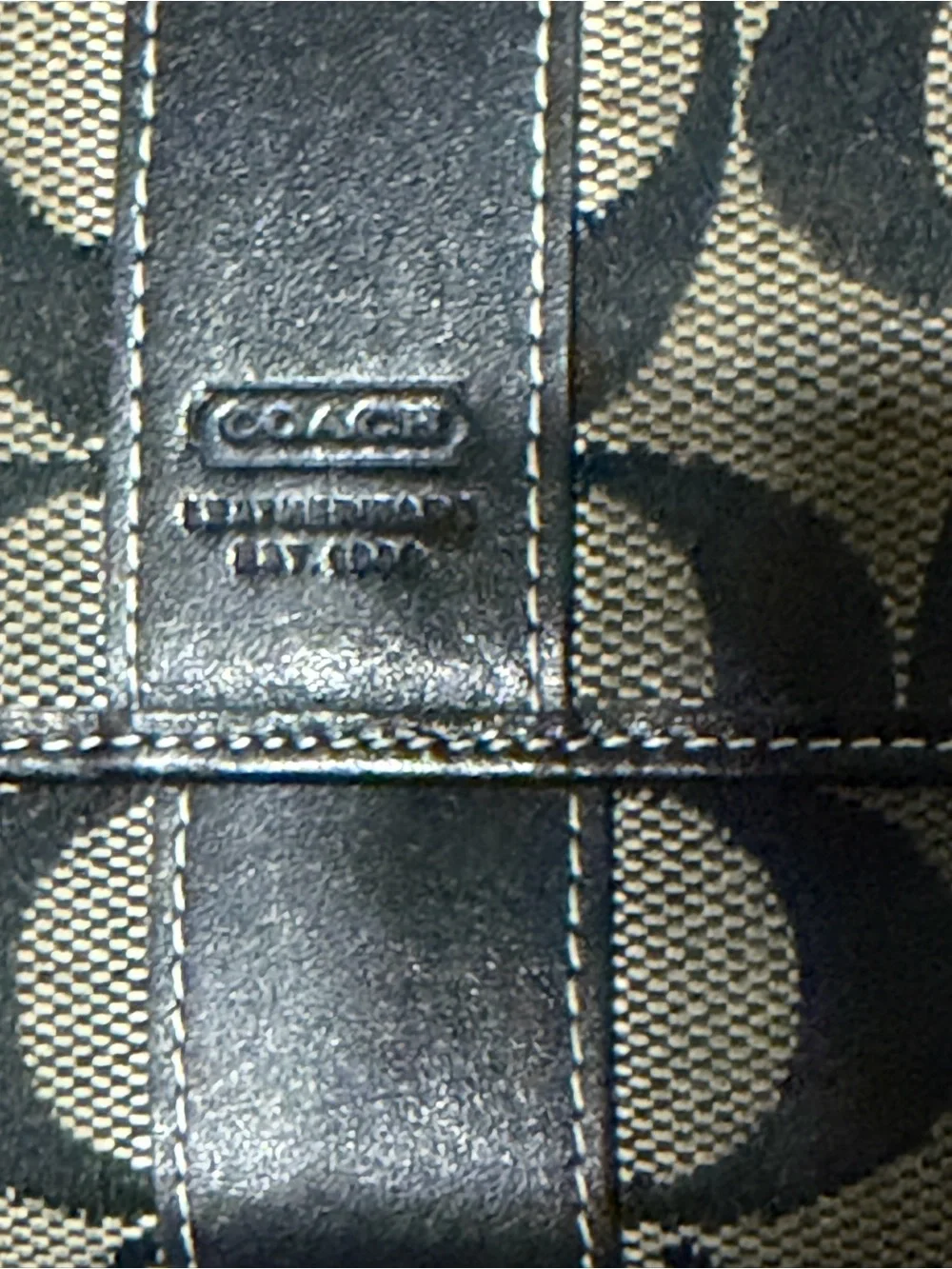 Coach trifold wallet